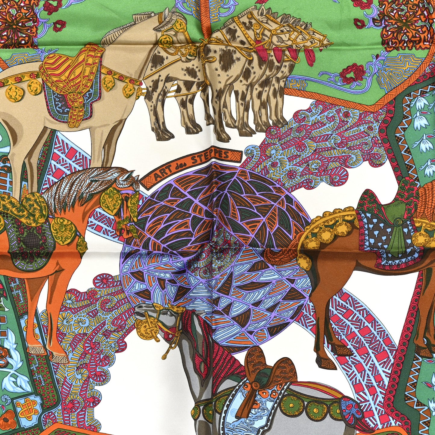 Silk Art Des Steppes Scarf 90