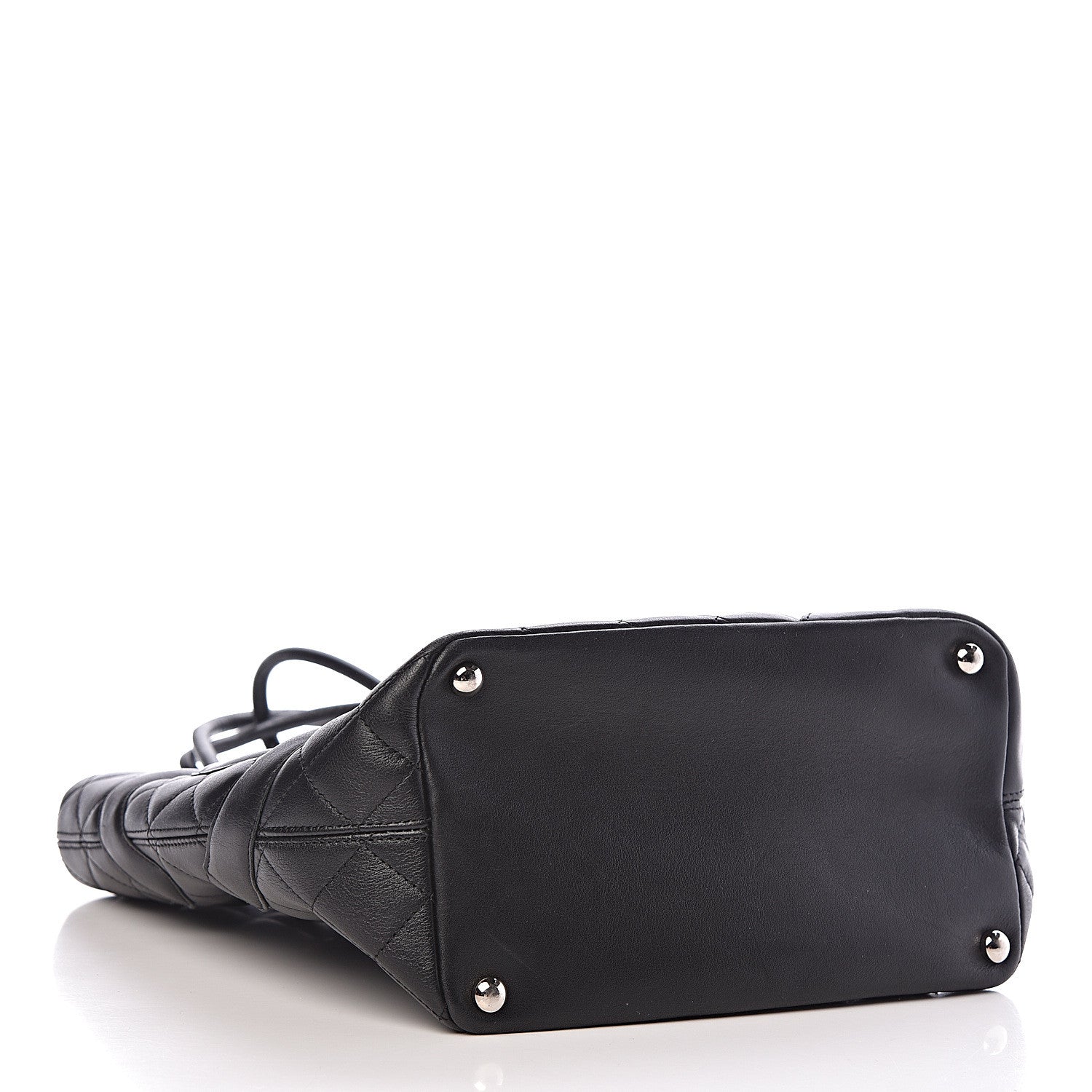 Chanel Calfskin Quilted Medium Cambon Tote Black 4 of 14