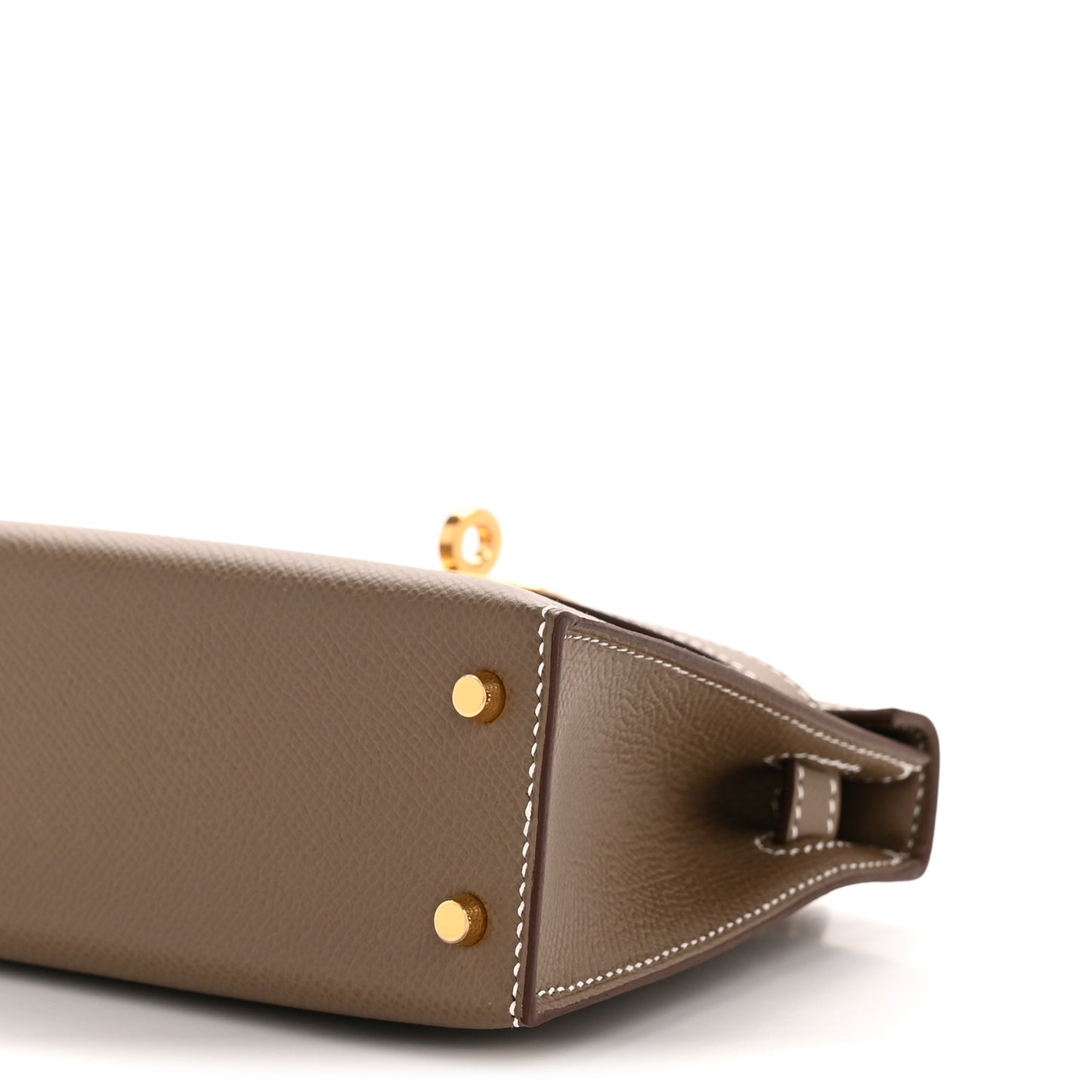 Epsom Mini Kelly Sellier 20 Etoupe