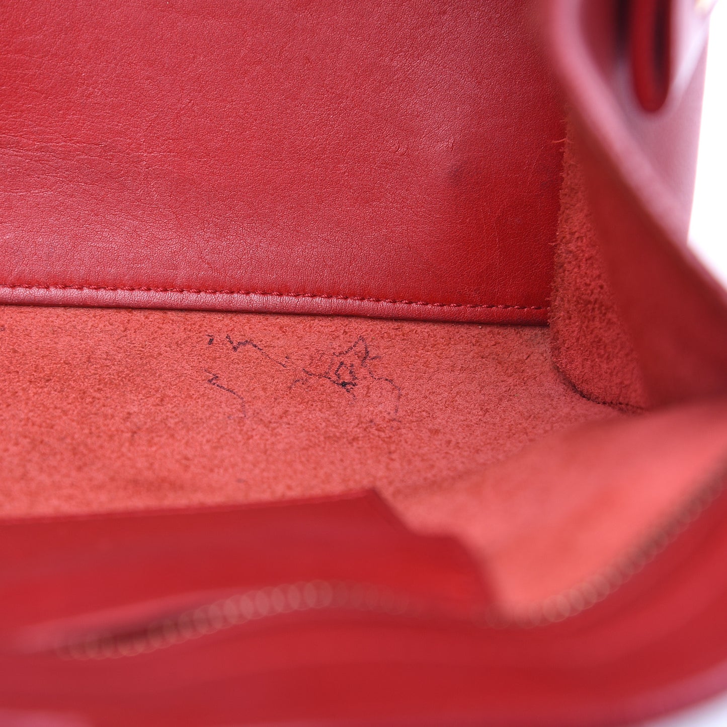 Calfskin Small Classic Y Cabas Rouge Orient