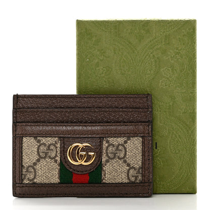 Gucci GG Supreme Monogram Ophidia Card Holder Brown 7 of 7