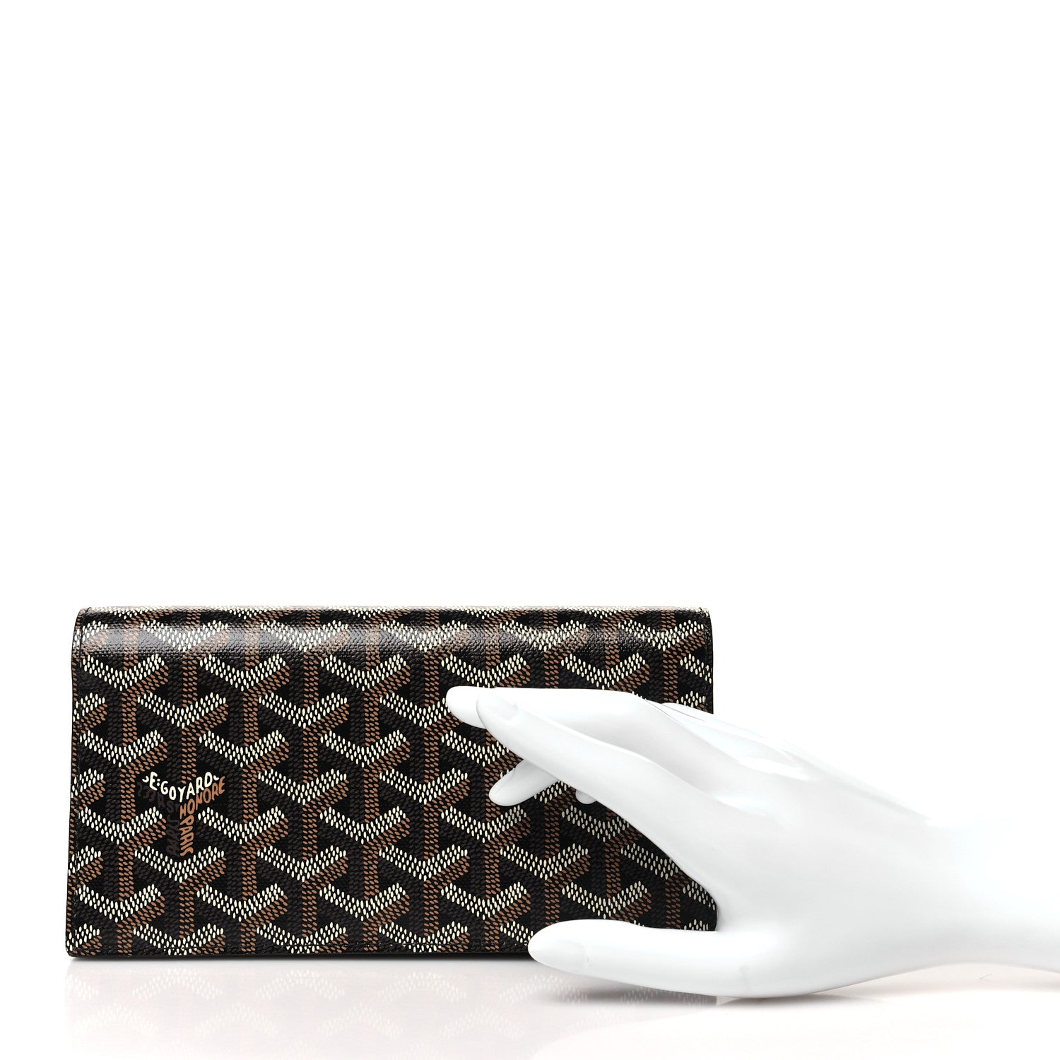 Goyard Goyardine Long Bi-Fold Wallet Black 2 of 9