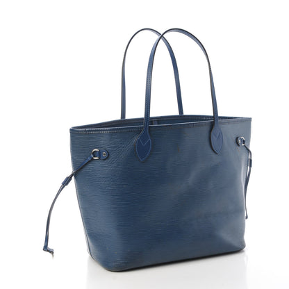 Louis Vuitton Epi Neverfull MM Blue Celeste 3 of 16