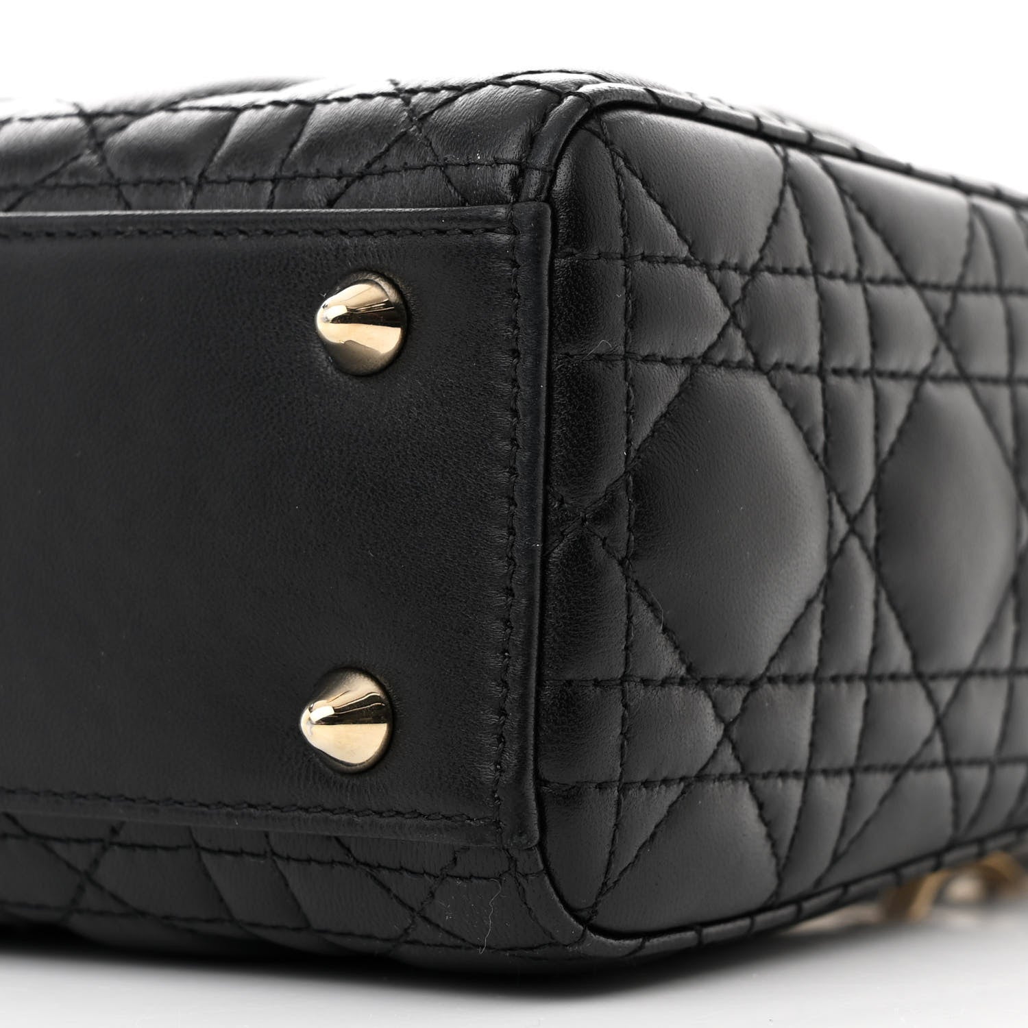 Christian Dior Lambskin Cannage Small Lucky Badges My Lady Dior Black 10 of 12