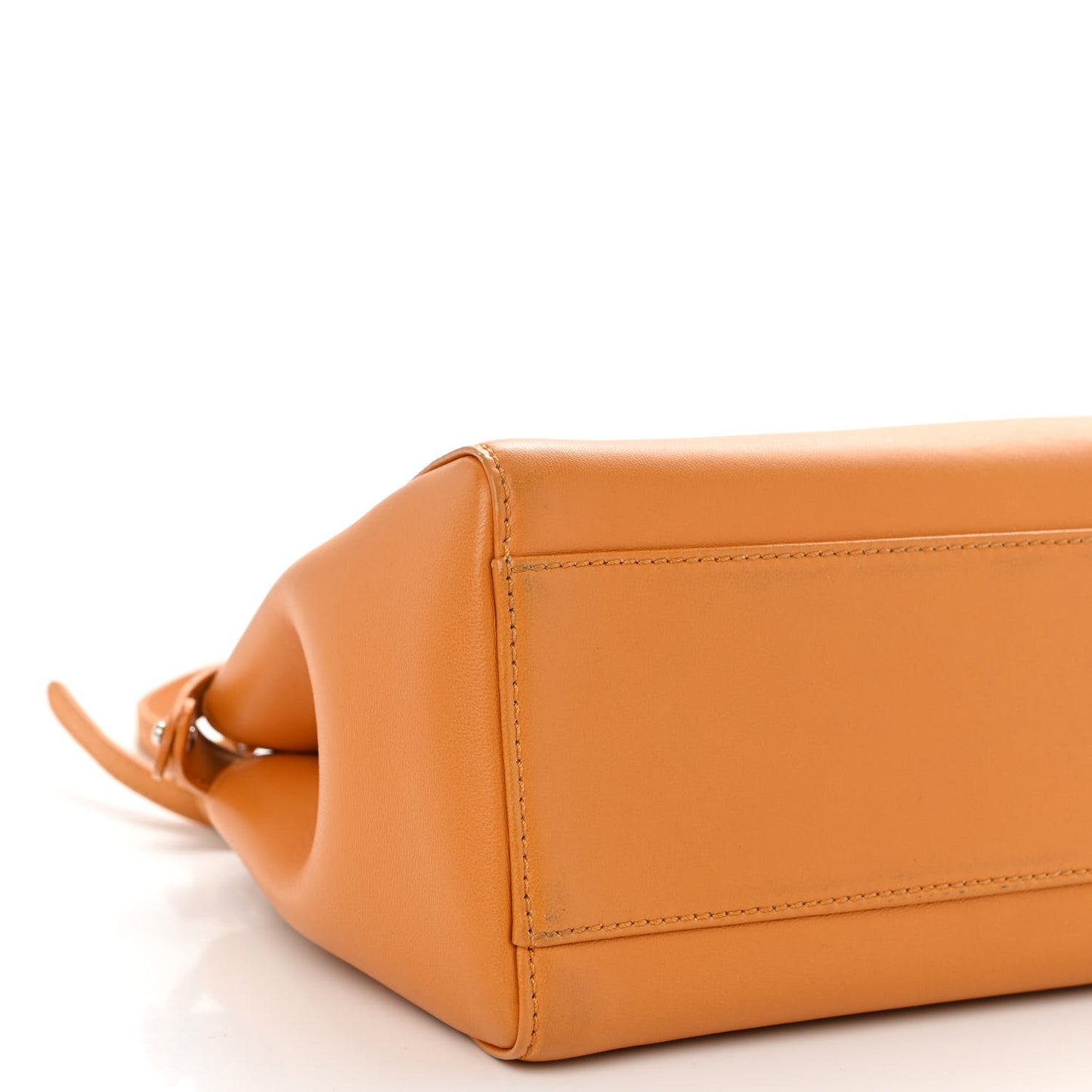 Nappa Mini Peekaboo Iconic Satchel Giallo Syrup