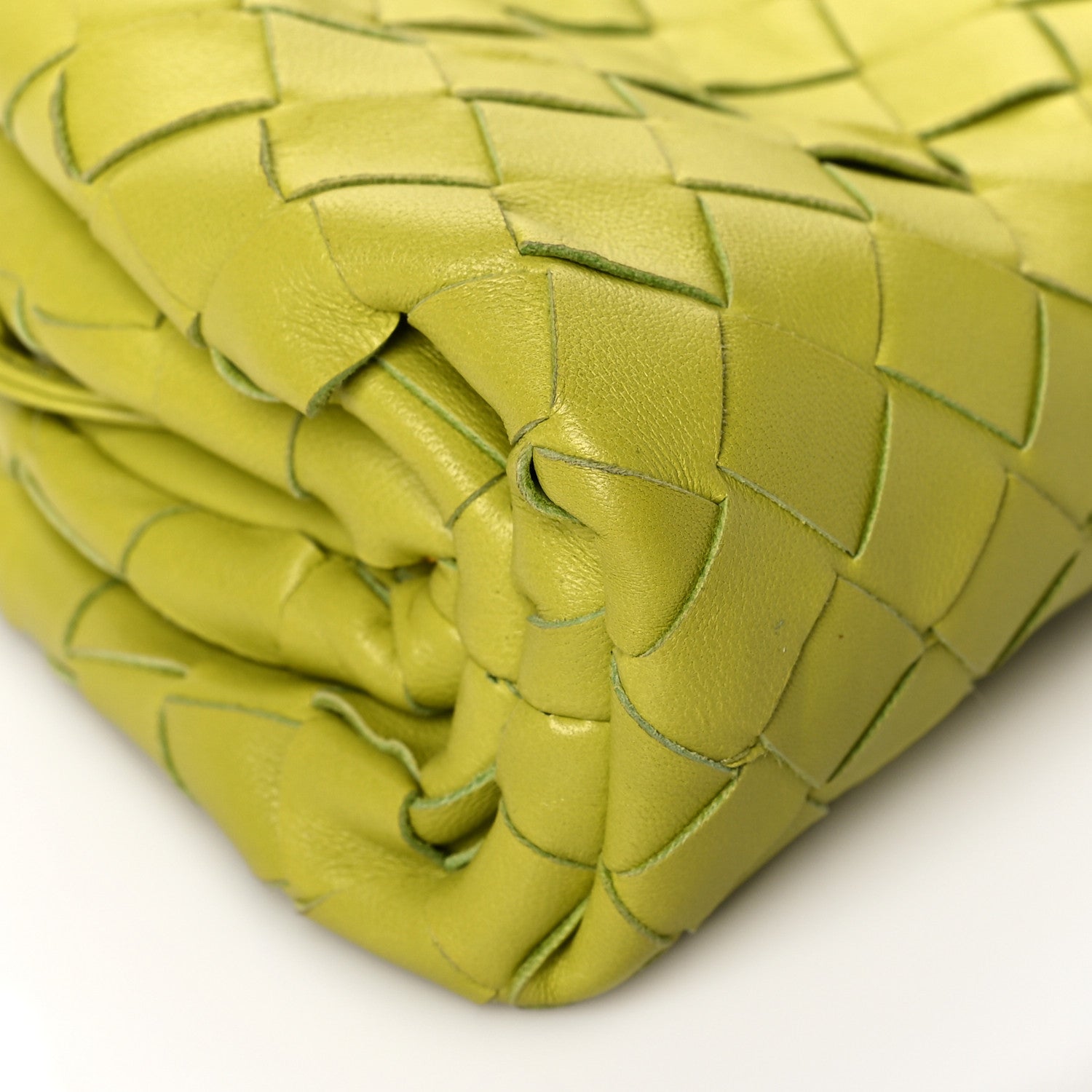 Bottega Veneta Nappa Intrecciato The Mini Pouch Kiwi 10 of 11