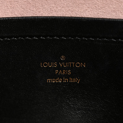 Louis Vuitton Lambskin Embossed Monogram Pochette Coussin Black 6 of 11