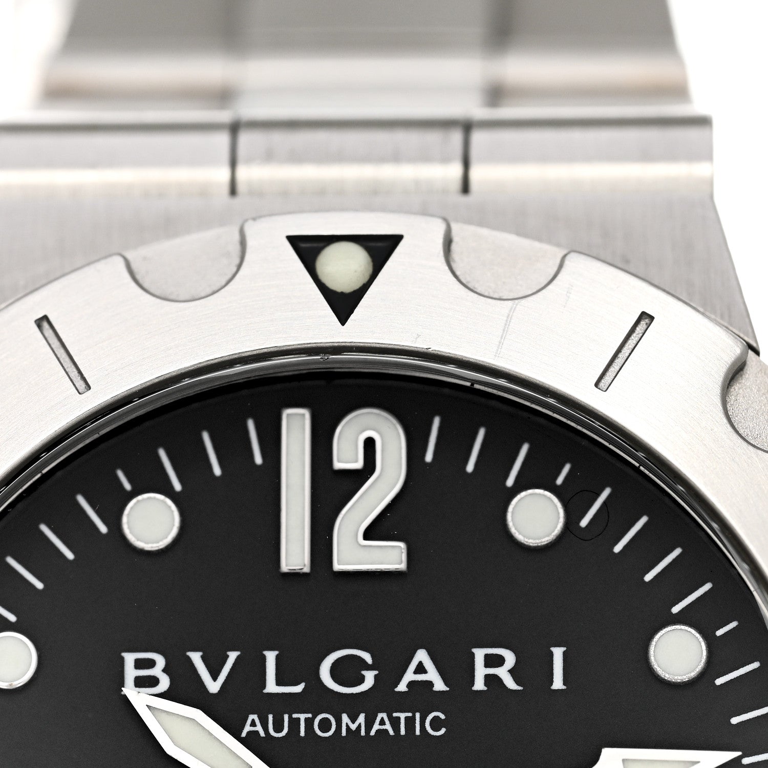 Bulgari Stainless Steel 38mm Diagono Scuba Automatic Watch Black 5 of 5