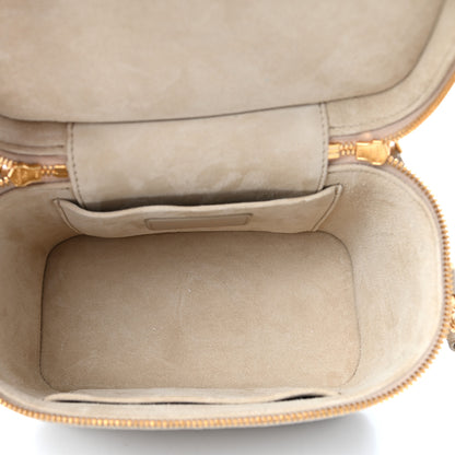 Christian Dior Lambskin Cannage Small Diortravel Vanity Case Light Beige 5 of 9