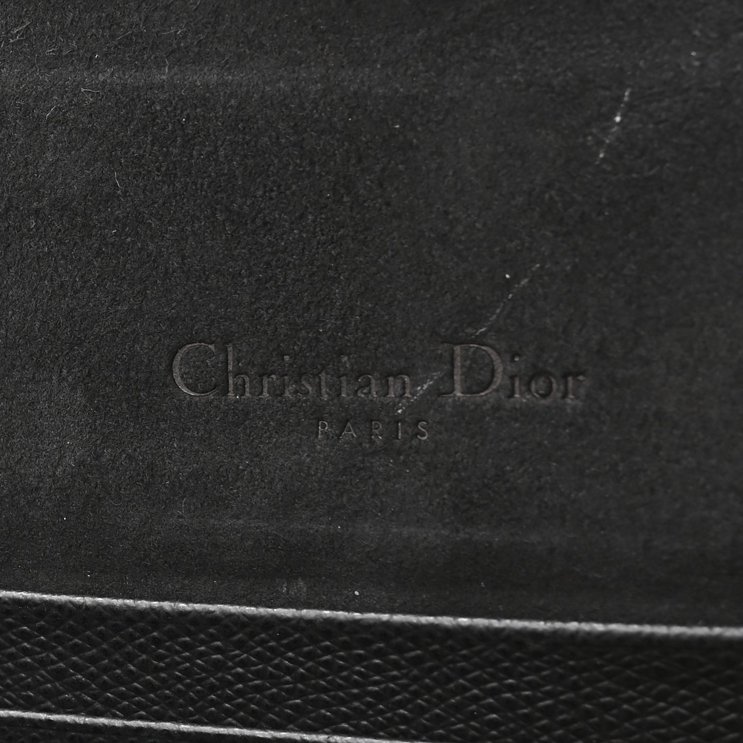 Grained Calfskin Saddle Belt Bag Black