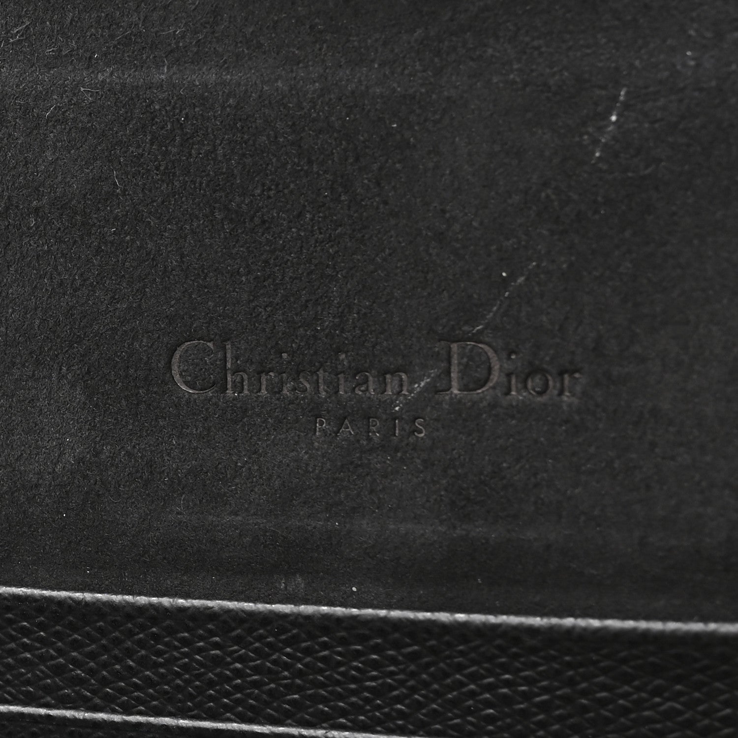 Christian Dior Grained Calfskin Saddle Belt Bag Black 13 of 13