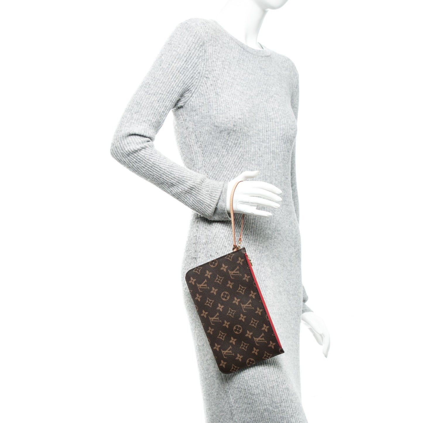 Monogram Neverfull MM GM Pochette Cherry