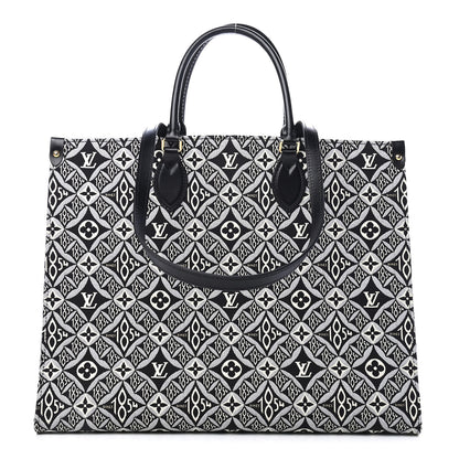 Louis Vuitton Jacquard Since 1854 Onthego GM Grey 1 of 9