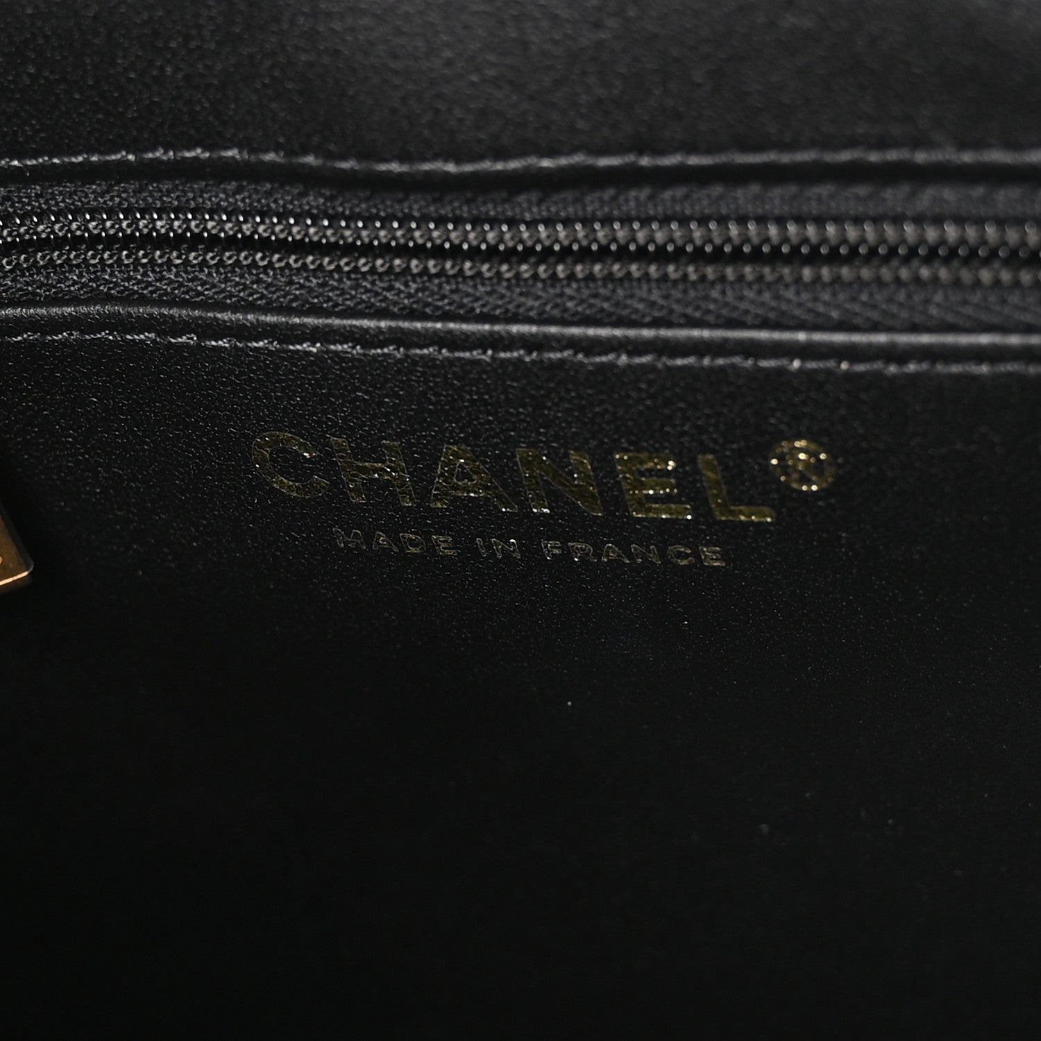 Chanel Shiny Aged Calfskin Quilted Nano Kelly Shopper Black 7 of 12