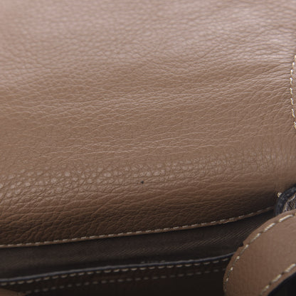 Chloe Calfskin Mini Marcie Round Crossbody Bag Nut 7 of 12
