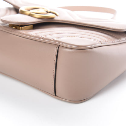 Gucci Calfskin Matelasse Small GG Marmont Shoulder Bag Porcelain Rose 6 of 9