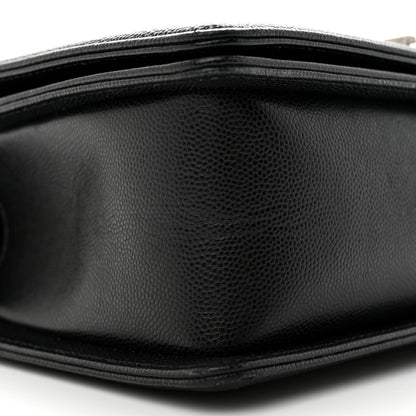 Chanel Caviar Quilted Medium Boy Flap Black 9 of 10