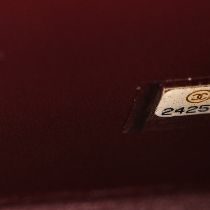 Chanel Lambskin Room Card Minaudiere Evening Bag Black Gold 7 of 11