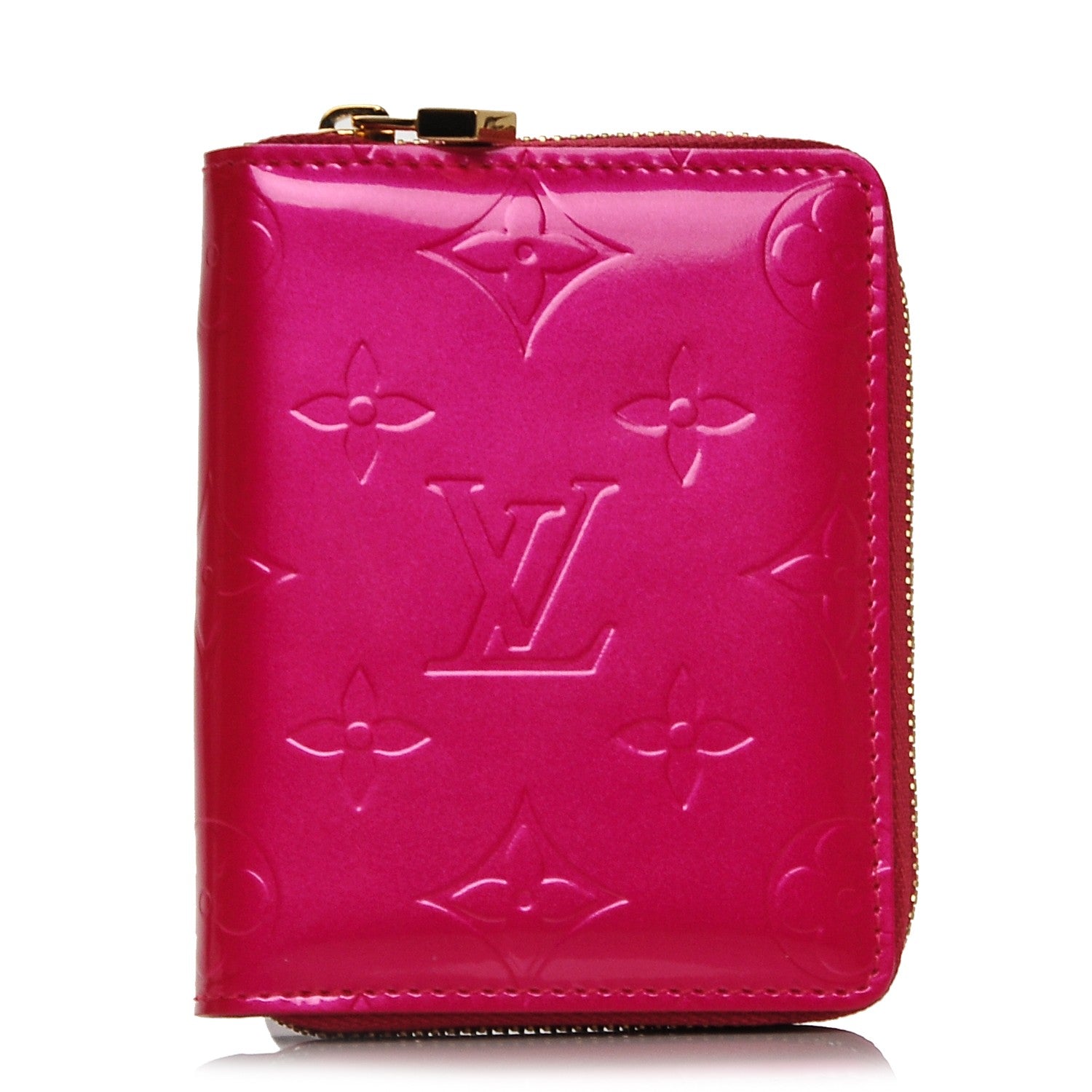 Louis Vuitton Vernis Broome Zip Wallet Fuchsia 1 of 5