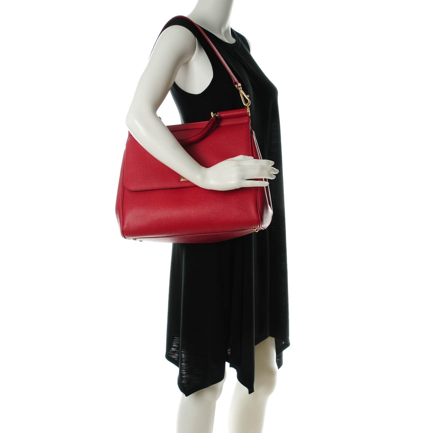 Dauphine Large Miss Sicily Satchel Red