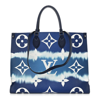 Louis Vuitton Monogram Escale Onthego GM Blue 1 of 11