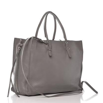 Balenciaga Veau Papier B4 Zip Around Tote Gris Acier 3 of 7