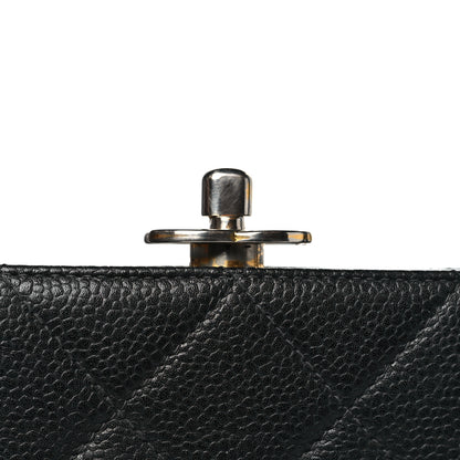 Chanel Caviar Quilted Frame Shoulder Bag Black 12 of 12