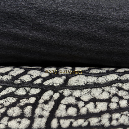 3.1 Phillip Lim Shark Embossed Calfskin 31 Hour Bag Black Cream 9 of 12