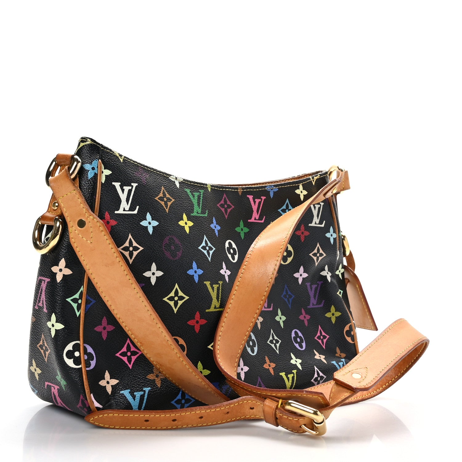 Louis Vuitton Monogram Multicolor Lodge GM Black 3 of 8