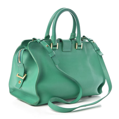 Saint Laurent Calfskin Small Classic Y Cabas Green 4 of 9