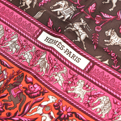 Hermes Silk Chasse En Inde Scarf 90 3 of 6