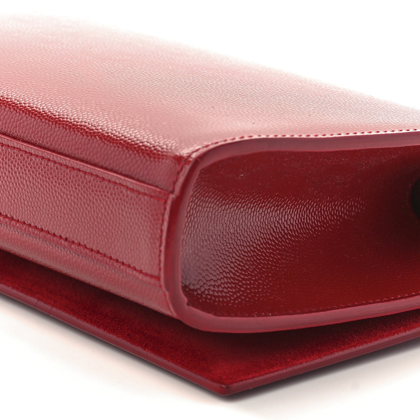 Grain De Poudre Classic Monogram Cassandre Clutch New Red