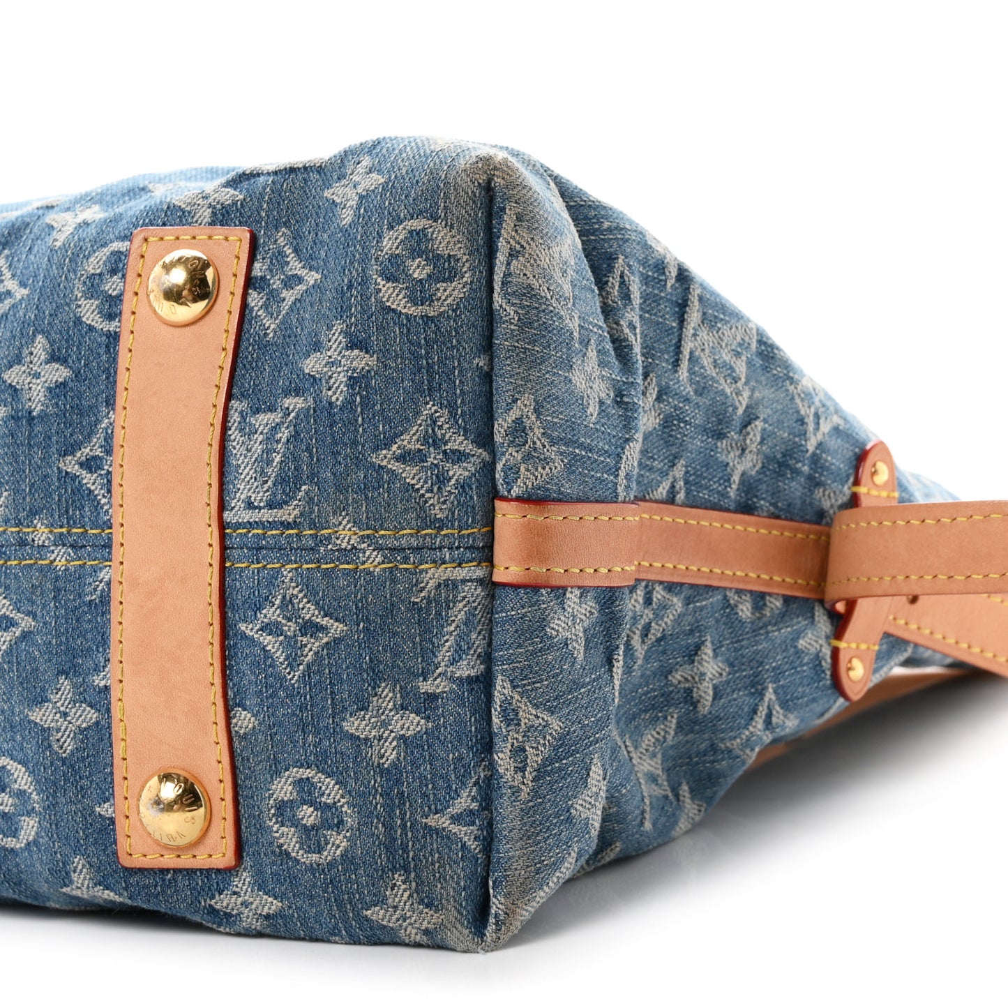 Monogram Denim CarryAll MM Blue