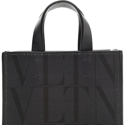 Valentino Garavani Calfskin VLTN Phone Bag Black 7 of 9