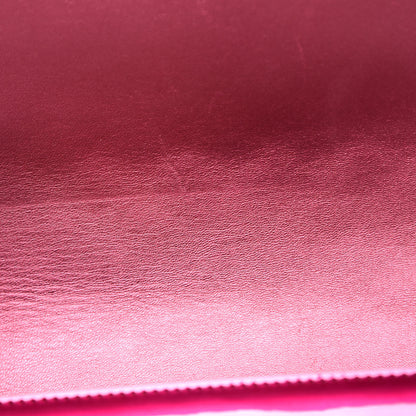 Chanel Metallic Patent Calfskin Quilted Medium Boy Flap Pink 10 of 10