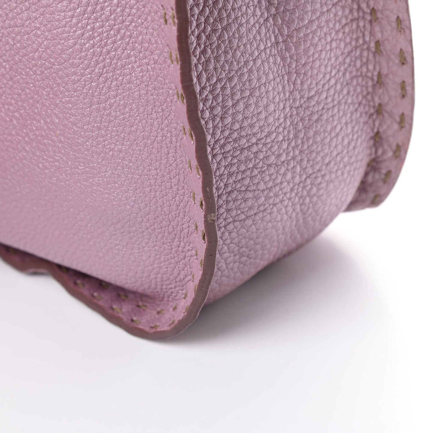 Metallic Calfskin Romano Selleria Hobo Light Purple