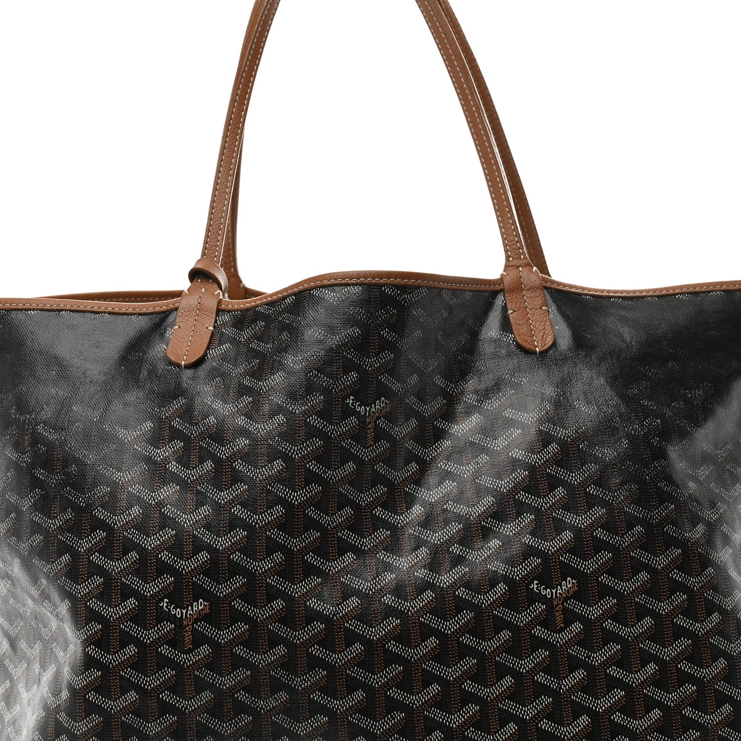 Goyard Goyardine Saint Louis GM Black Gold 9 of 12