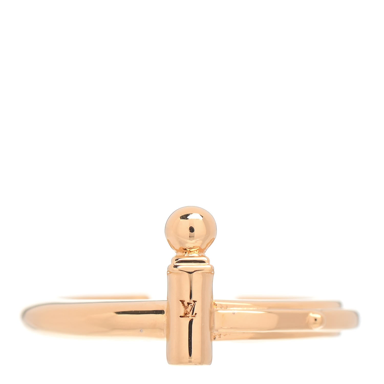 Louis Vuitton LV And Me Letter I Ring S Gold 1 of 7