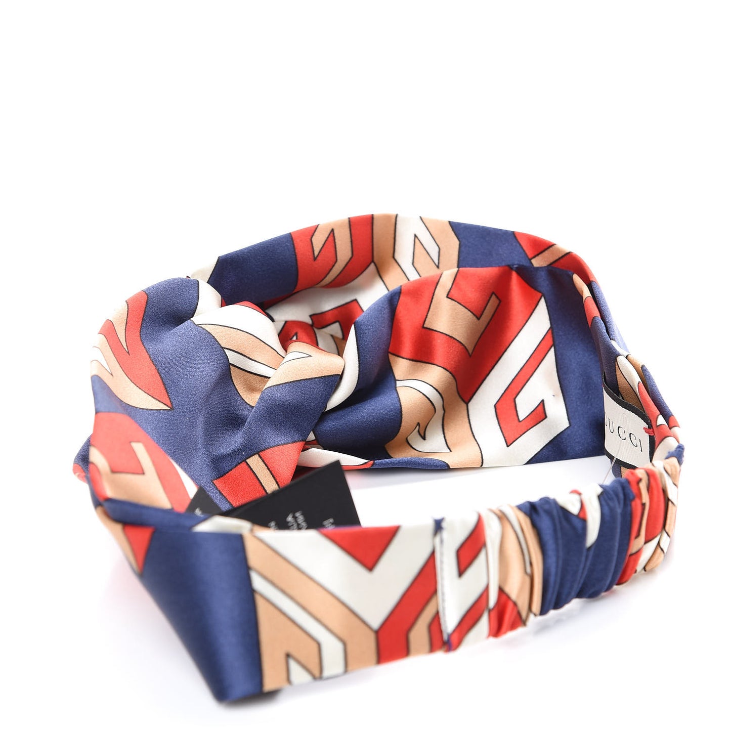 Silk GG Wallpaper Duchess Headband Royal Blue Red