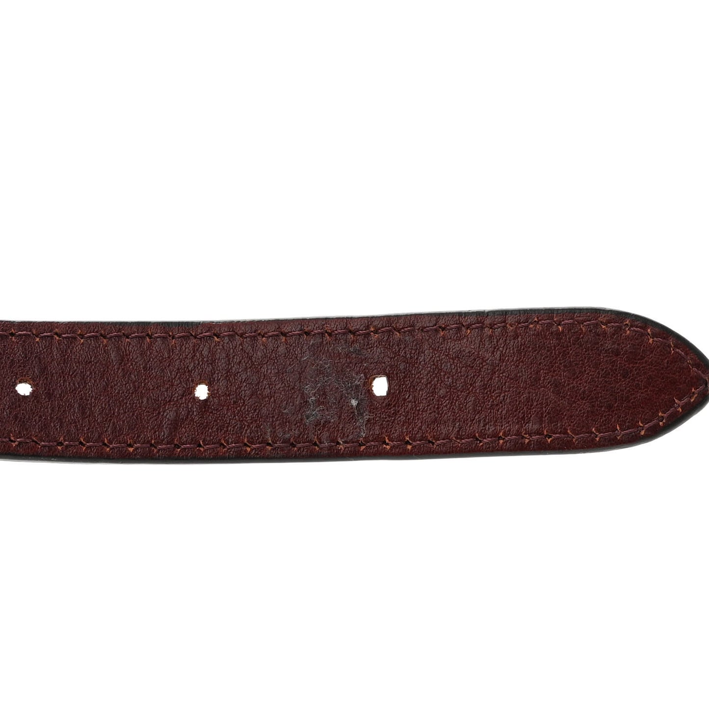 Natural Leather Small Bayswater Oxblood