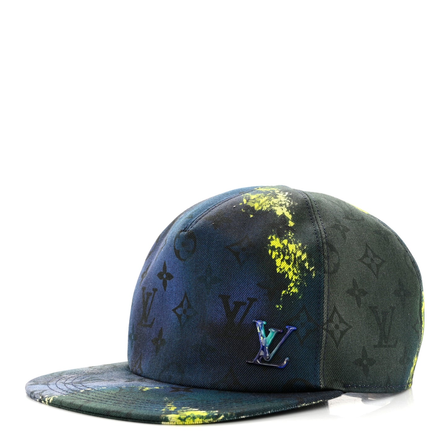Monogram Tie Dye Cap 58 Multicolor Blue