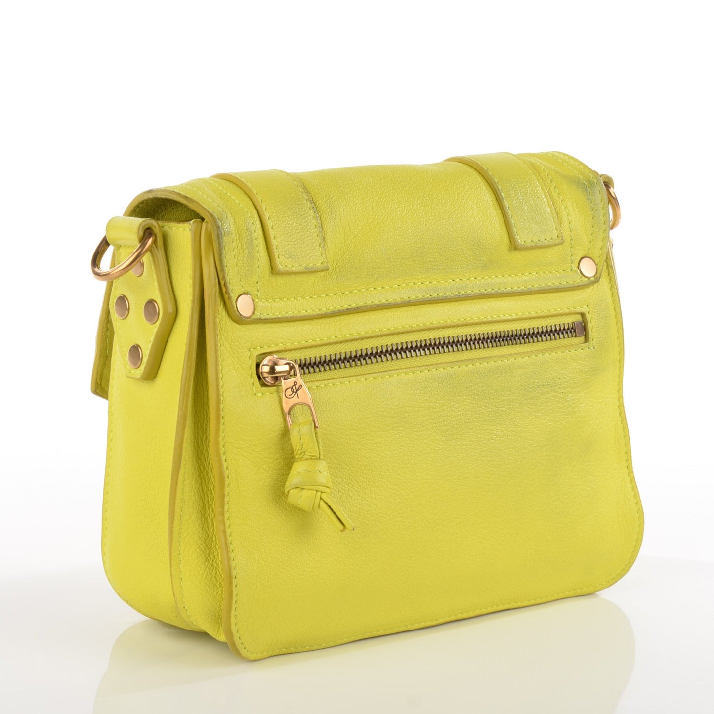 Lambskin PS1 Pouch Messenger Lemon