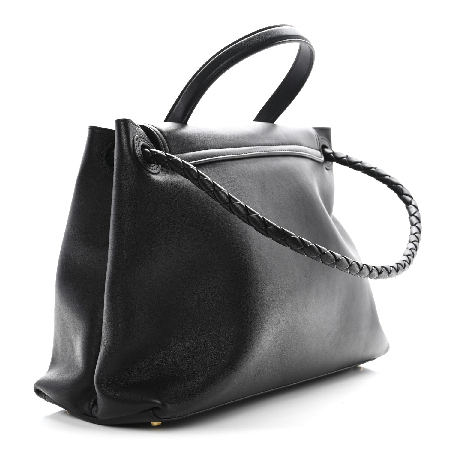 Bottega Veneta Silky Calfskin Medium Ciao Ciao Black 2 of 11