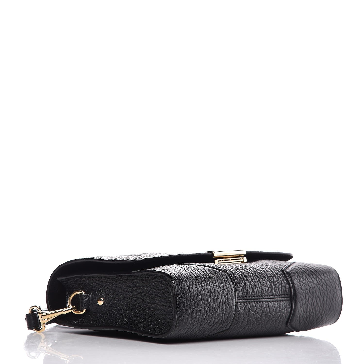 Burberry Grainy Calfskin Heritage Grain Small Crossbody Bag Black 4 of 8