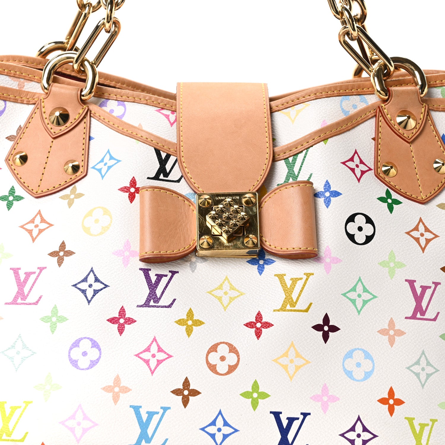 Louis Vuitton Monogram Multicolor Annie GM White 8 of 10