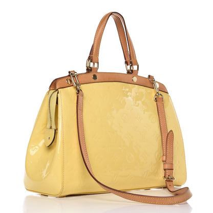 Louis Vuitton Vernis Brea MM Citrine 4 of 22