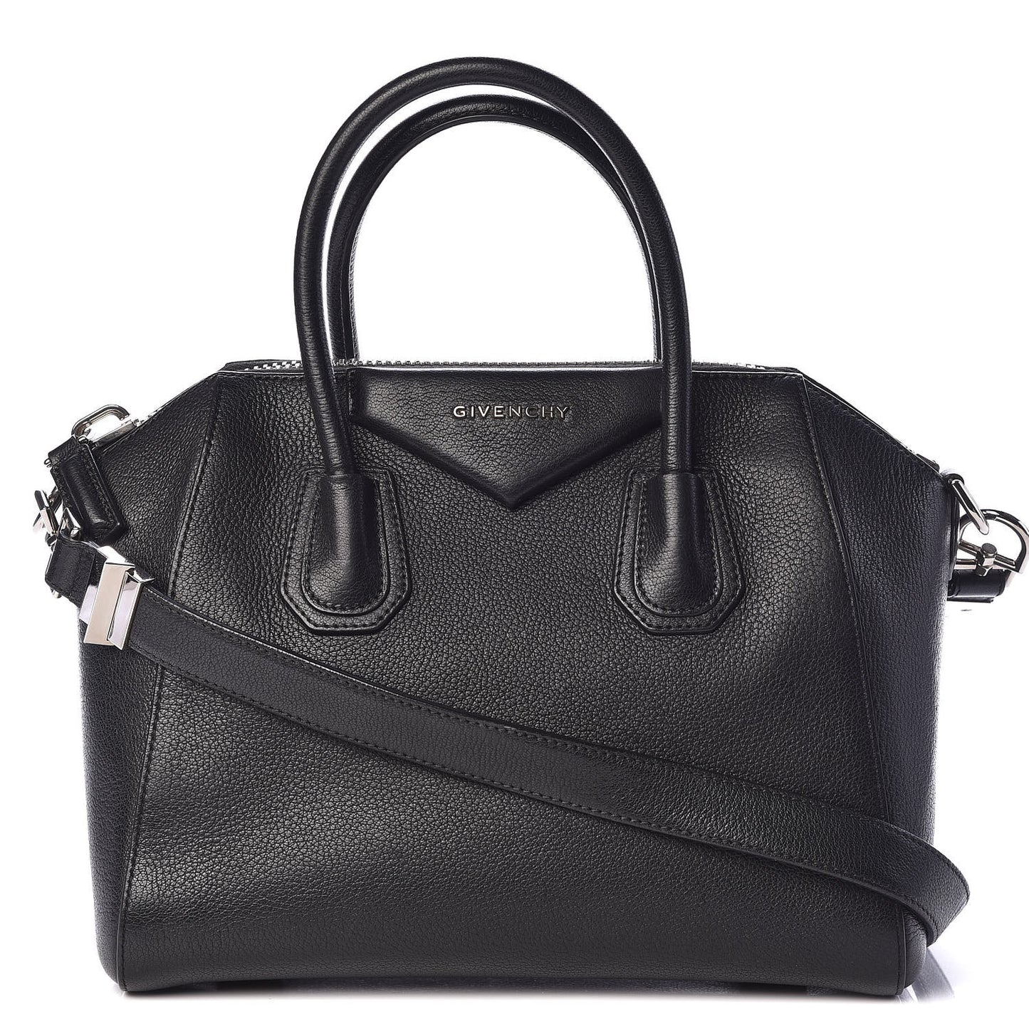 Sugar Goatskin Small Antigona Black