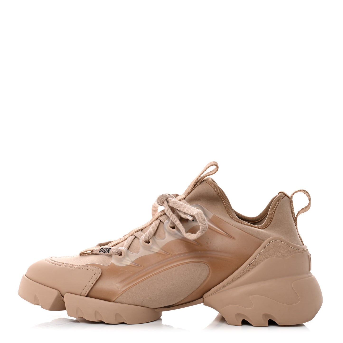 Neoprene Rubber Womens D-Connect Sneakers 37 Nude