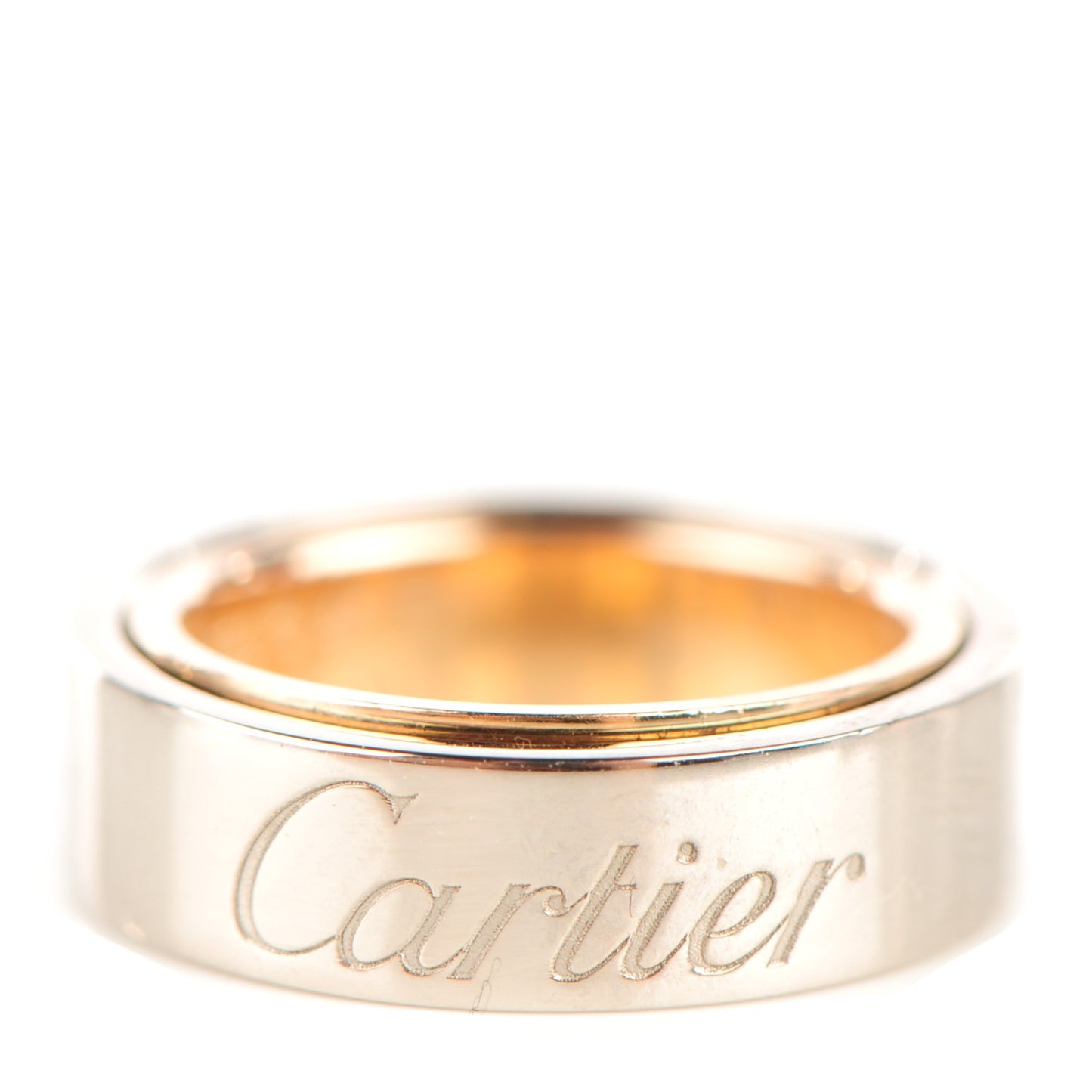 18K White Yellow Gold 5.5mm Astro LOVE Ring 47 4