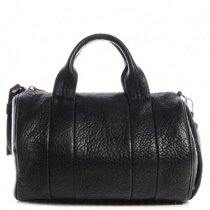 Alexander Wang Pebbled Lambskin Rocco Black with Rose Gold Hardware 1 of 6